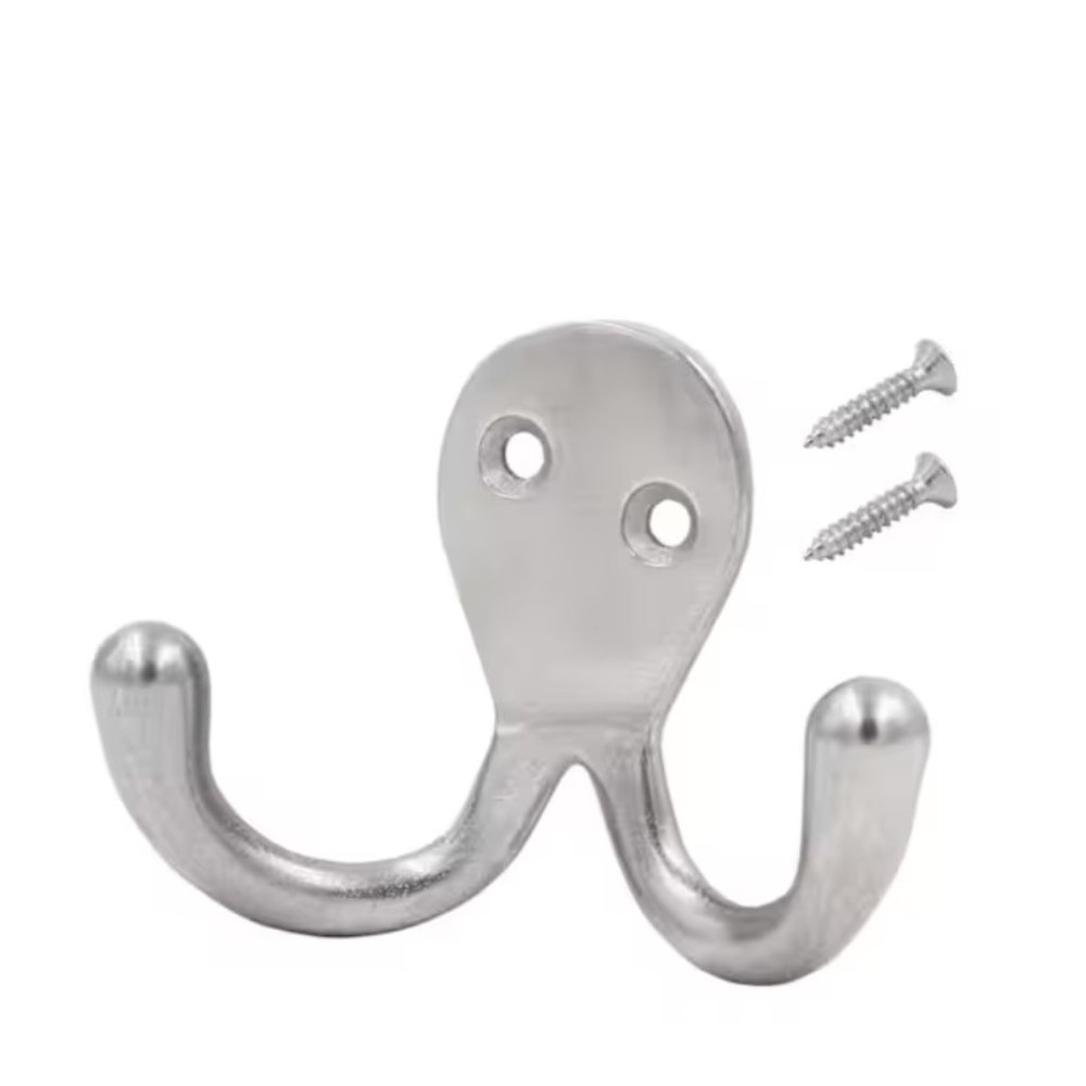 Double Robe Hook Set of 4